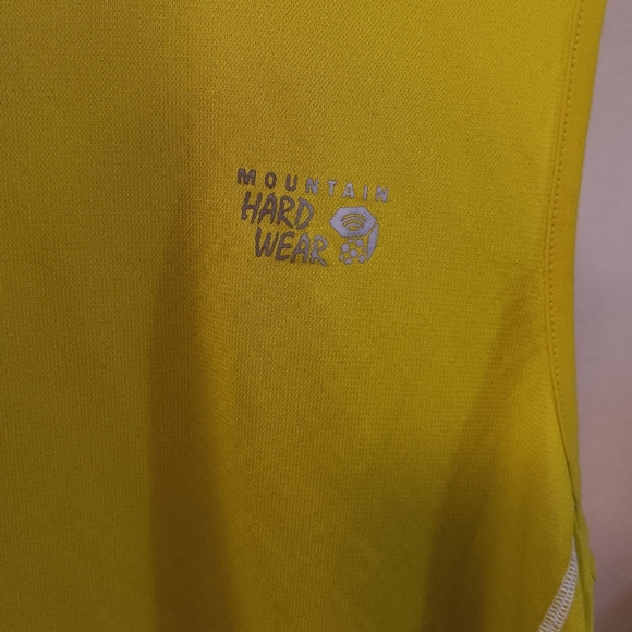Mountain Hardwear Yellow Muscle Tee Sz XL - Picture 3 of 4